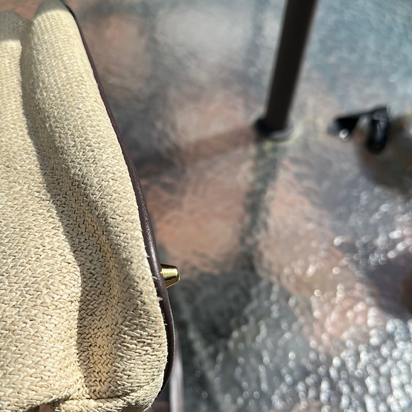 Etienne Aigner Cream and Brown Crossbody Bag - Picture 7 of 9